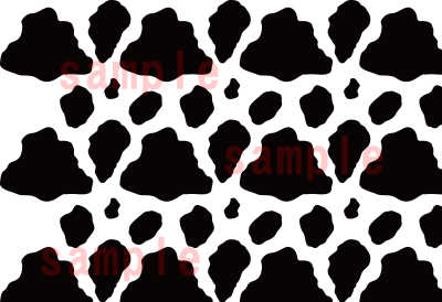 牛柄 ホルスタイン・ダルメシアンの模様パターンアップ01