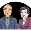 似顔絵を配置