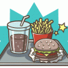 ファーストフードアイコン
